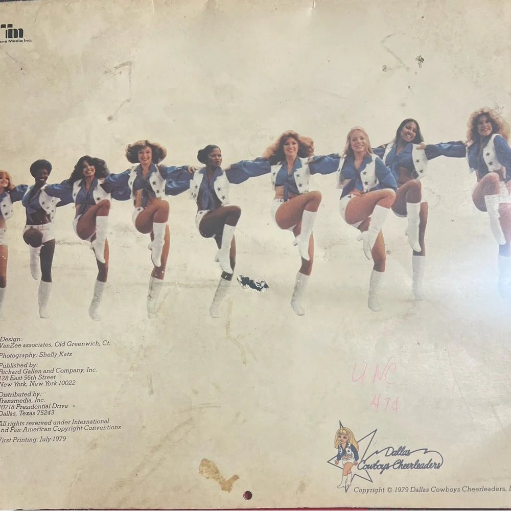Dallas Cowboys Cheerleaders 1980 Calendar